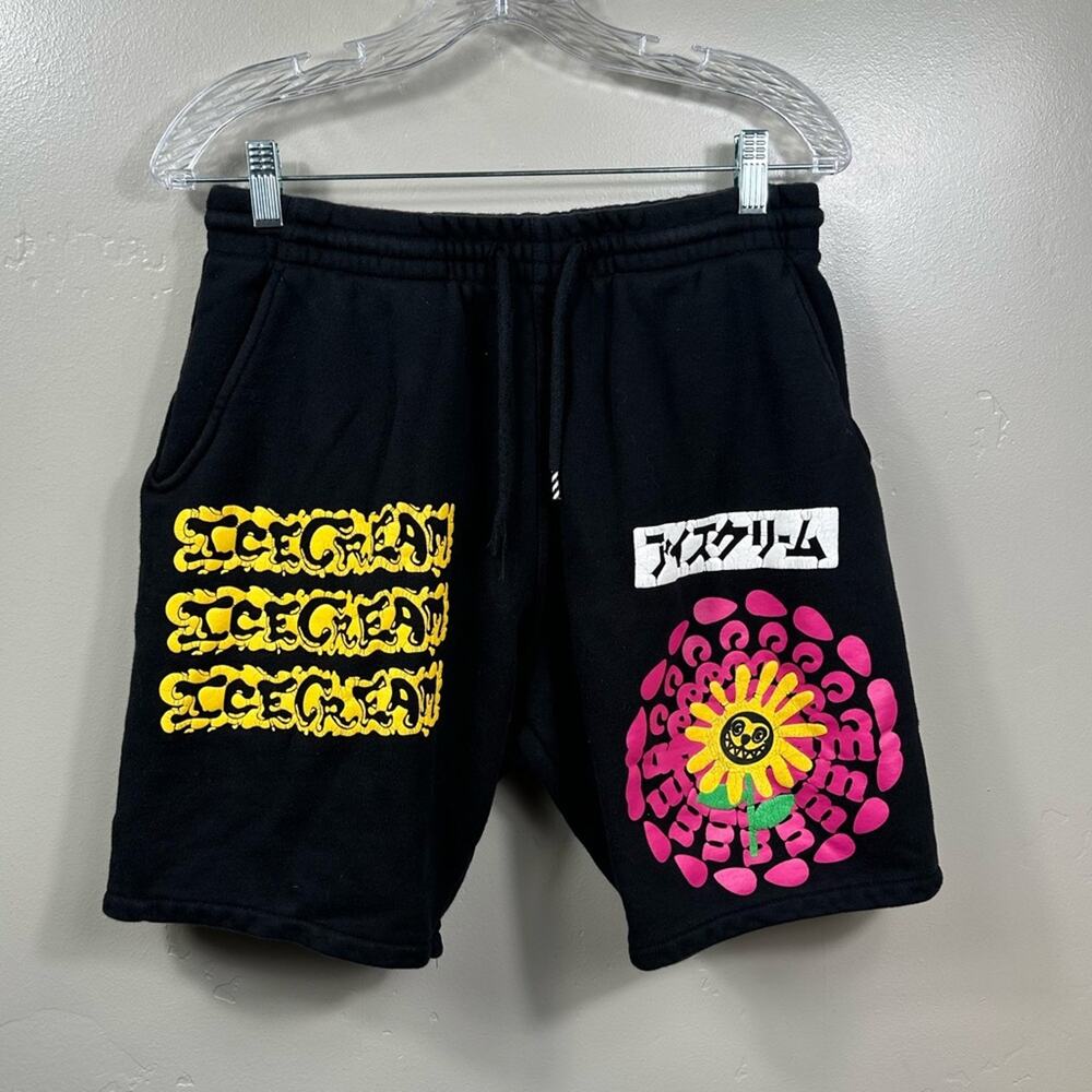 ICECREAM AVALANCHE SHORT - BLACK SIZE MEDIUM